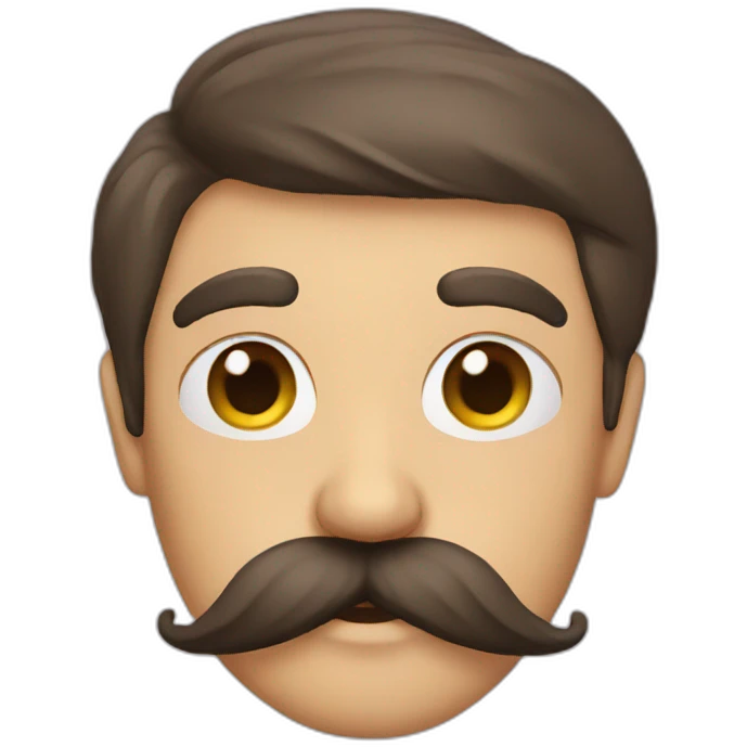 Moustache emoji
