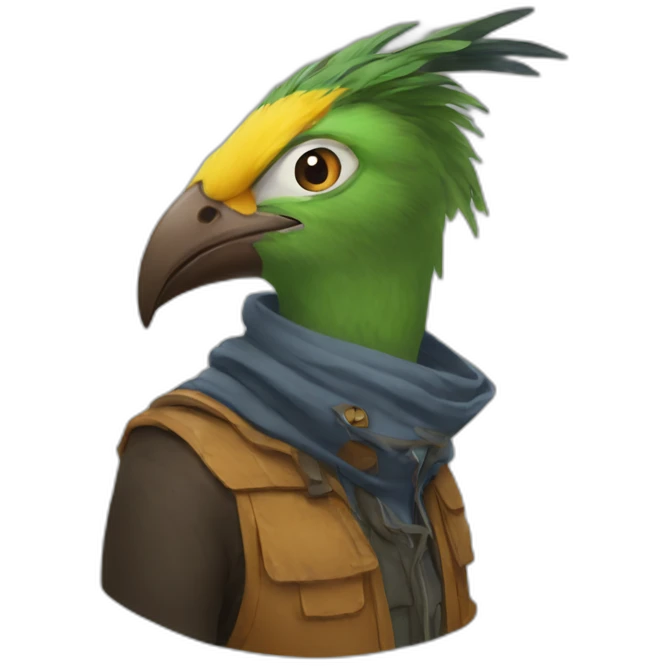 bird man emoji