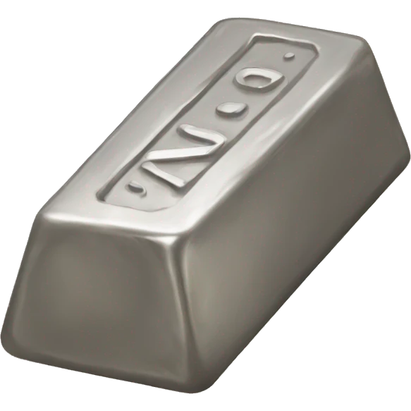 Tin ingot/bar (color: camel) emoji