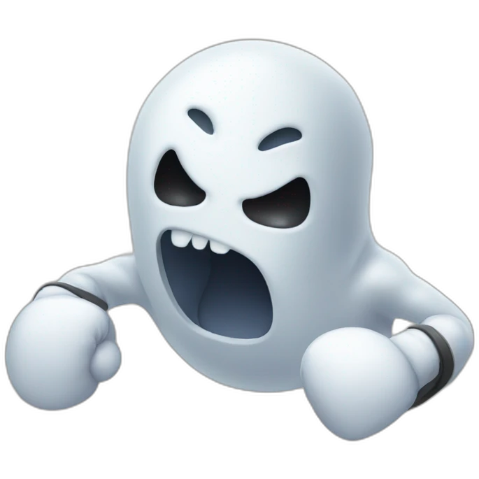 Ghost boxing emoji