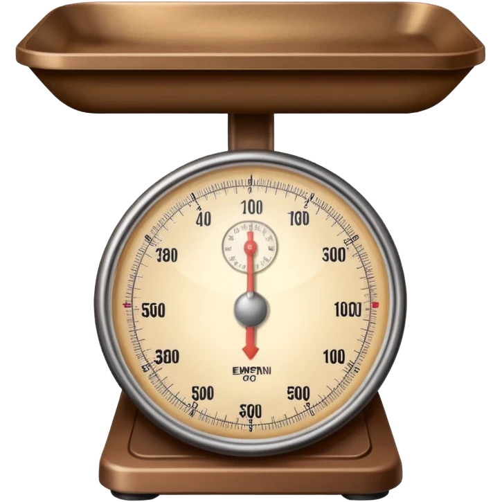 Make a weighing scale in law school emoji symbol in color brown emoji