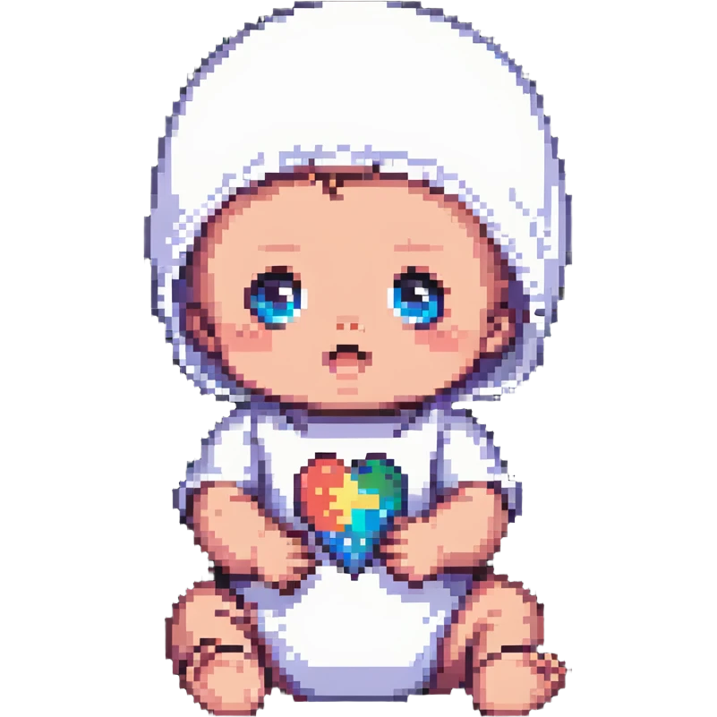adorable baby emoji
