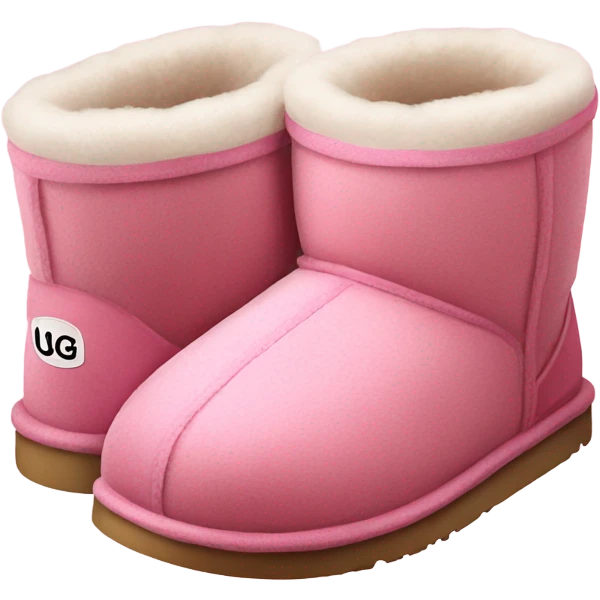 Pink Ugg slippers  emoji