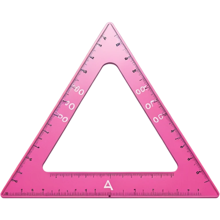 mac os icon scale, protractor, triangle, pink emoji