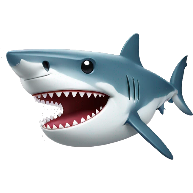 Shark with joint emoji