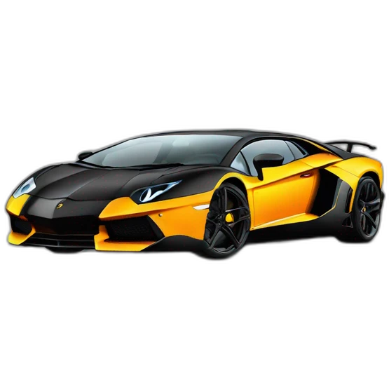 Lamborghini aventador emoji