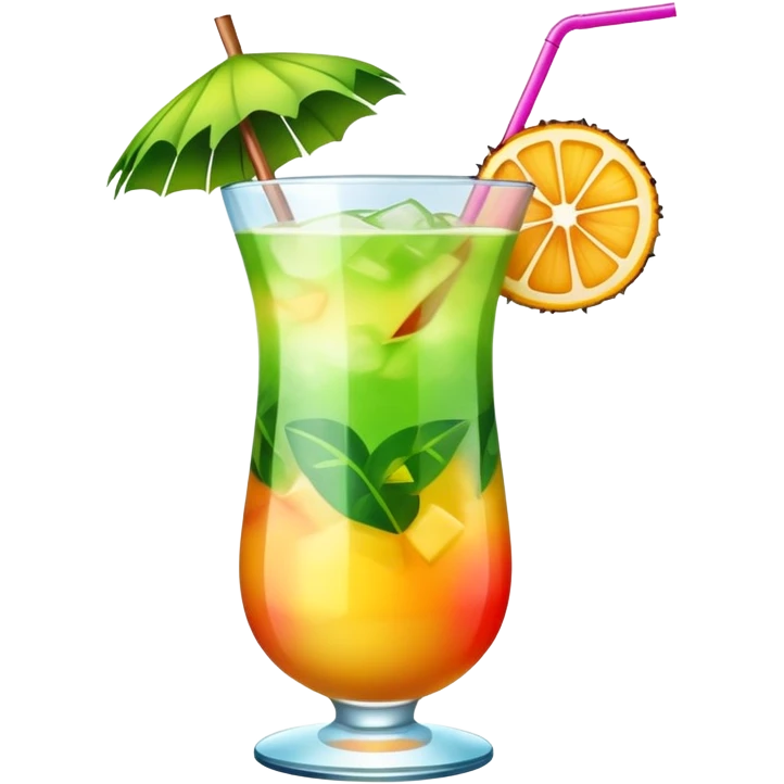 Tropical cocktail emoji