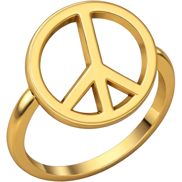 peace shaped ring emoji