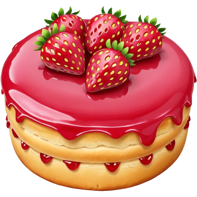 Strawberry Glaze Pastries
 emoji