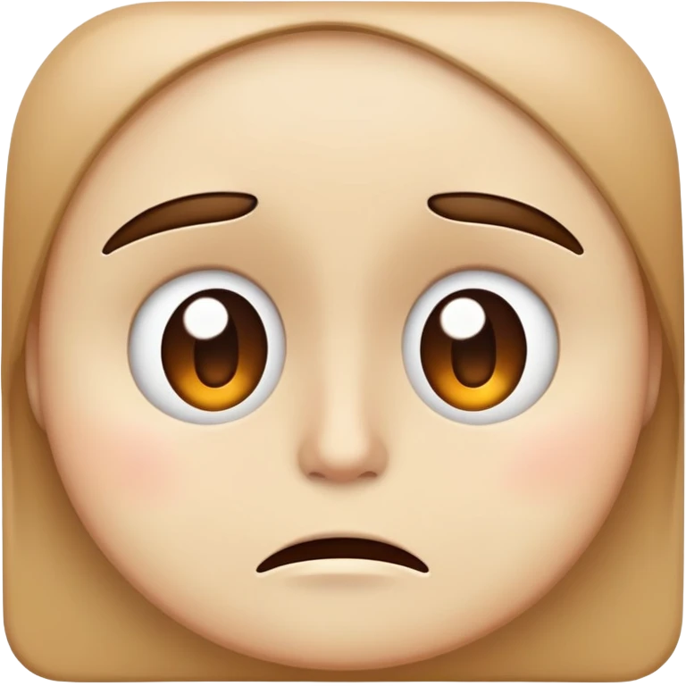 Sad but happy face  emoji