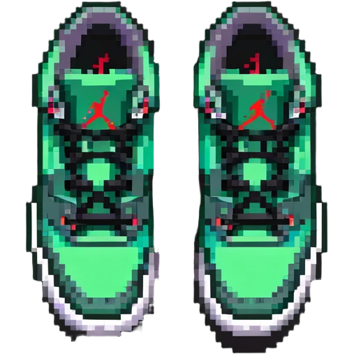 Air Jordan 3 Pine Green sneaker emoji