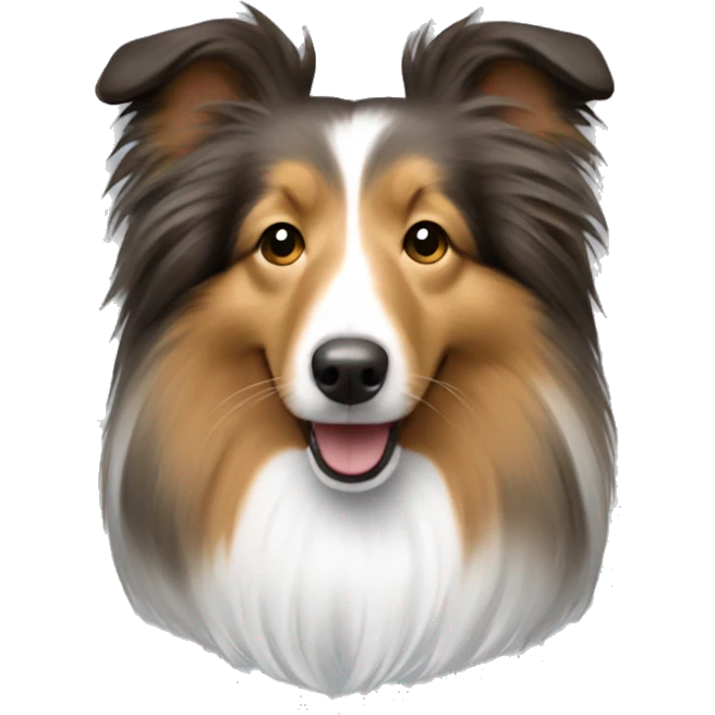 sheltie dog emoji
