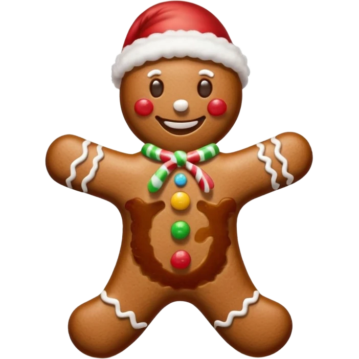 Christmas ginger  man emoji