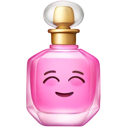 Cute pink perfume  emoji