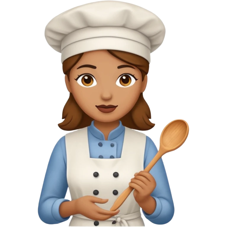 baker woman medium skin tone emoji