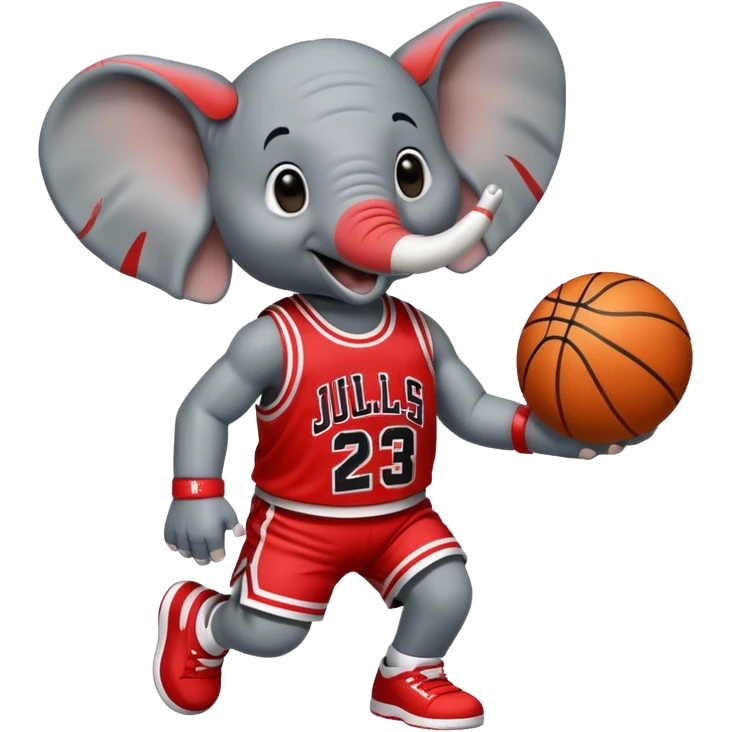 Elephant basketball michael jordan emoji