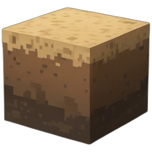Minecraft dirt block emoji
