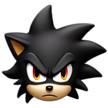 shadow the hedgehog emoji