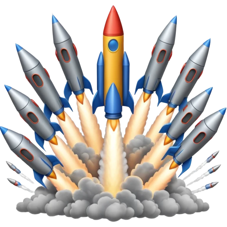 Multiple Rocket Launch System emoji
