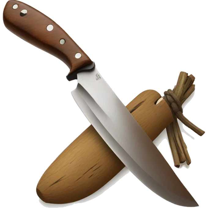 Couteau bushcraft emoji