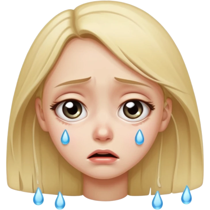 big big big extra sad cry emoji