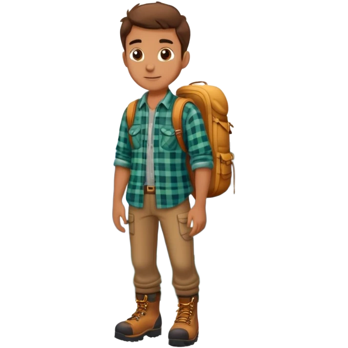 A nature lover guy emoji