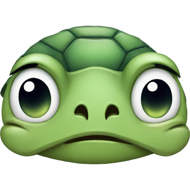 sad turtle crying emoji