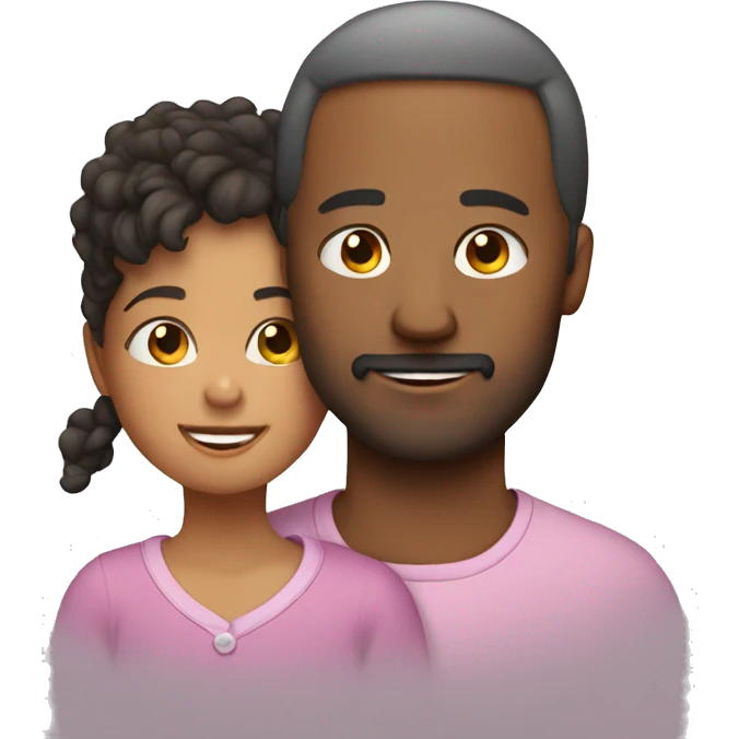 Parents with a cute kid emoji