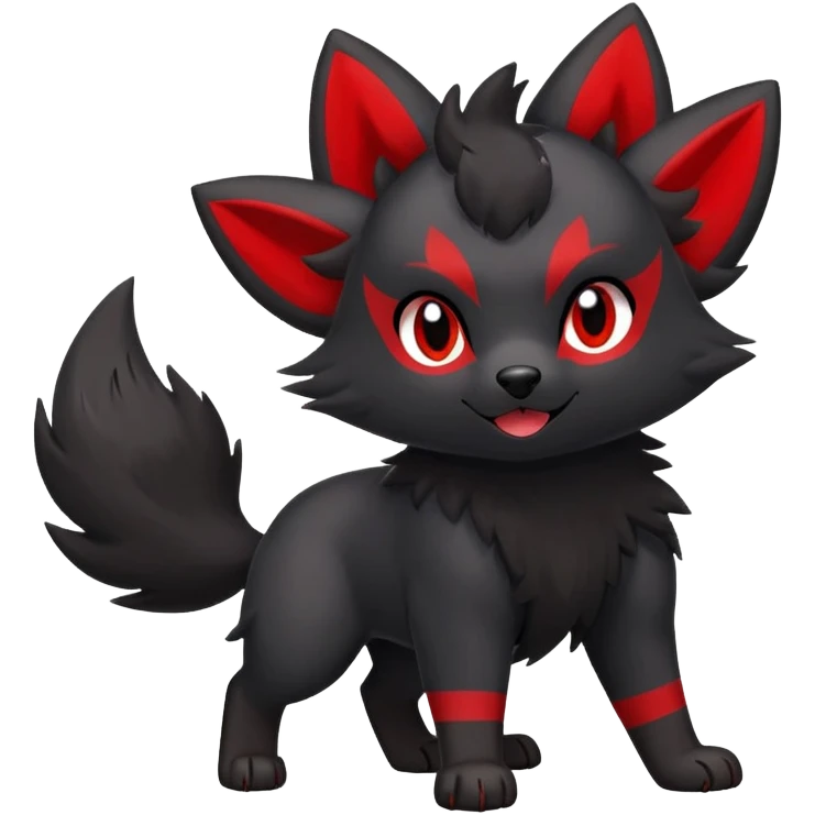 Houndour-Zorua (full body) emoji