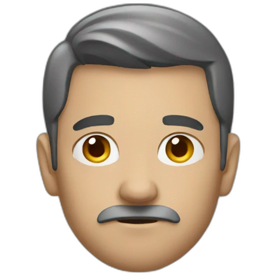 Man looking at ground emoji