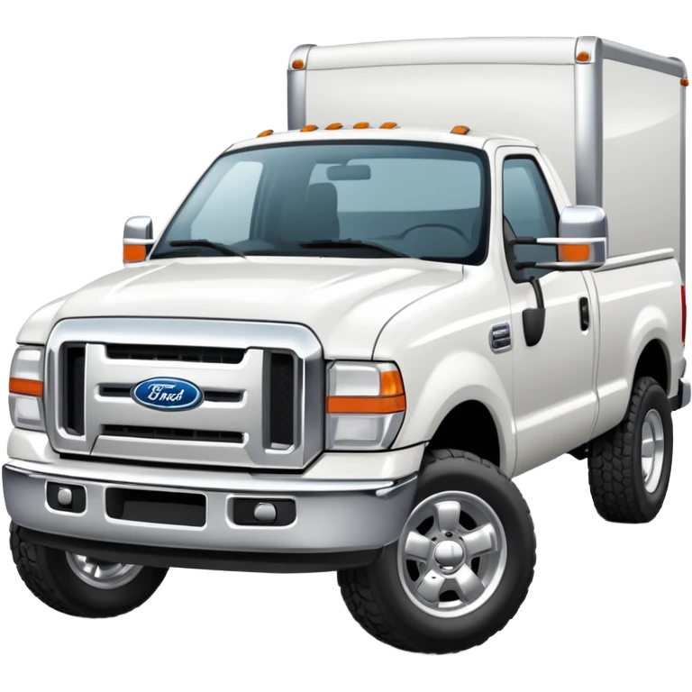 White Ford Truck emoji