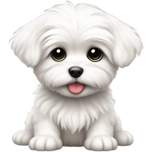 maltese puppy emoji