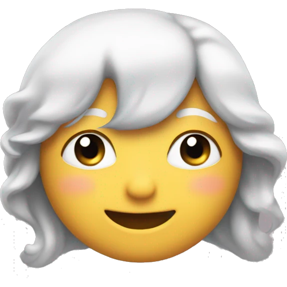 cute small smile to the side  emoji