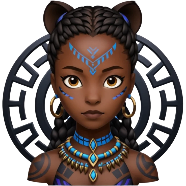 Black panther Shuri  emoji