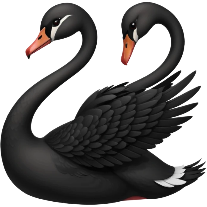 Black swan emoji