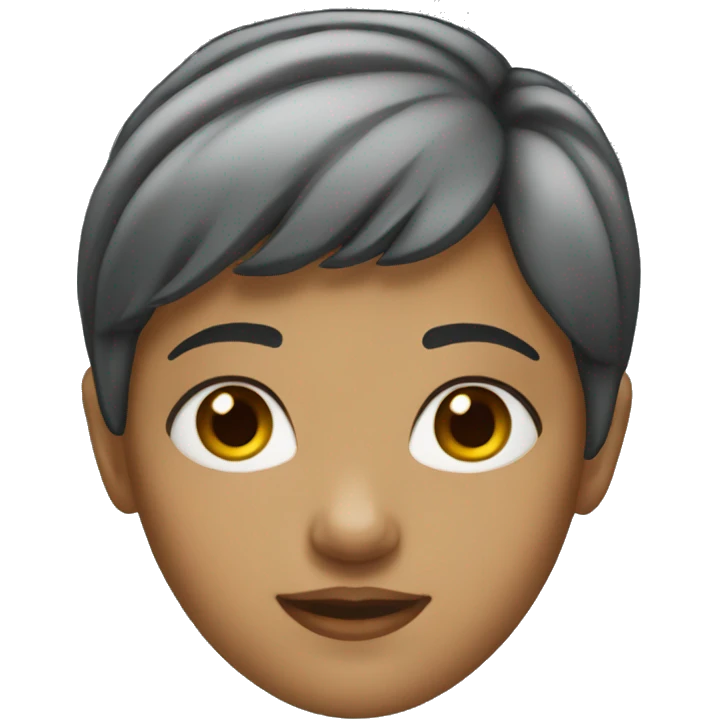 Girl with short hair  emoji