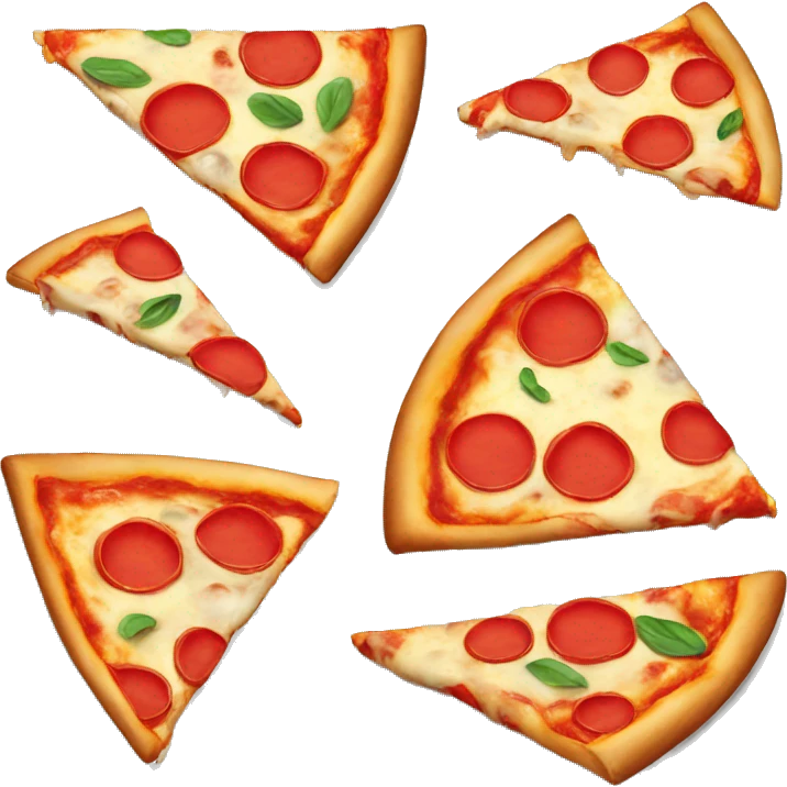 A delicious pizza emoji emoji