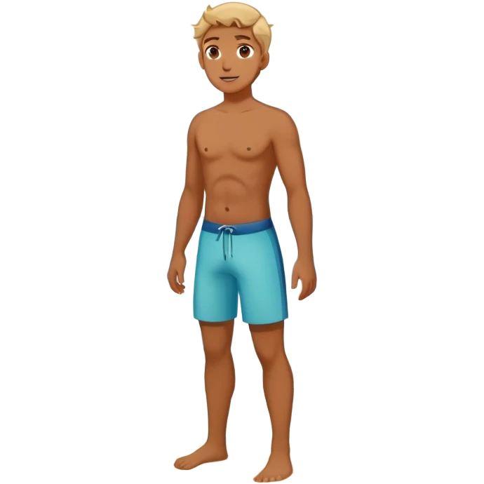 A person standing the ocean, looking at the vast waves in front of them. The waves are playful and inviting (fun & play), the deep water is calm and powerful (relationships & meaning), and the beach walk is peaceful, with footprints marking the sand (being present & savoring life).  emoji