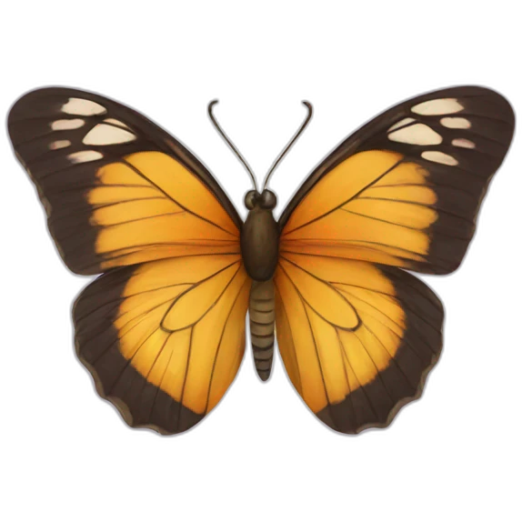 Butterfly on stomac emoji