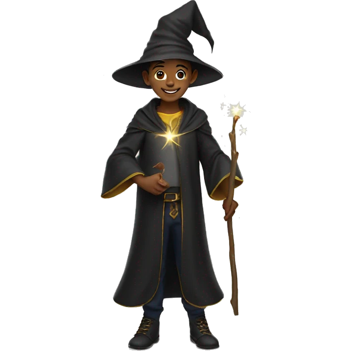 magic wizard boy  emoji