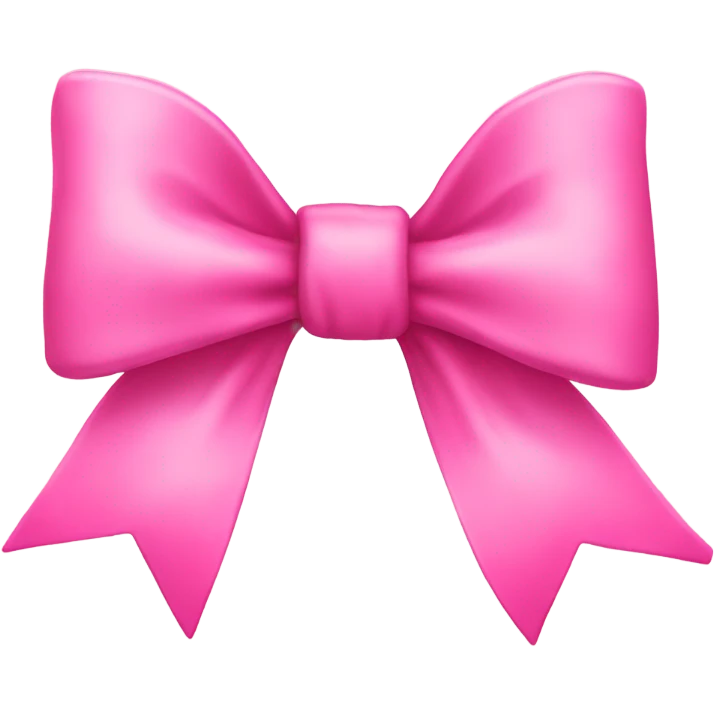 pink bow emoji