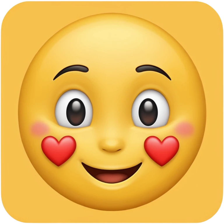 smiling face with a heart emoji