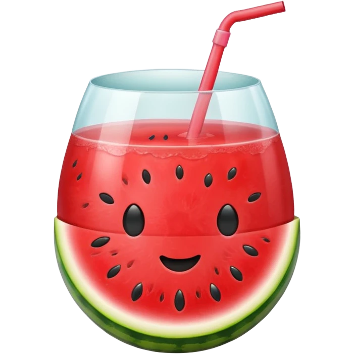 Watermelon float is emoji