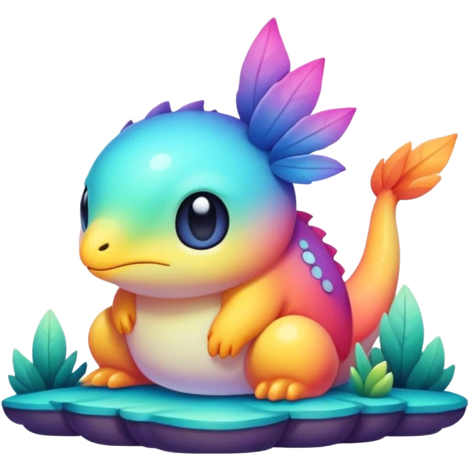 divine complex gradients aesthetic-scenic-Fakémon-creature emoji
