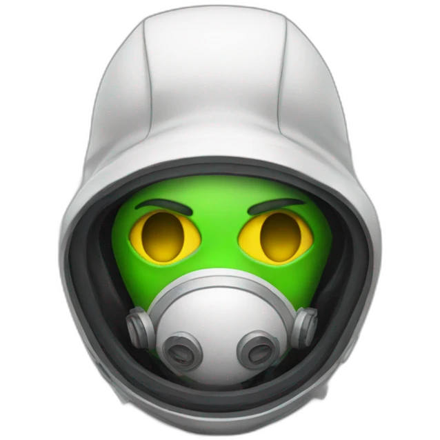 a person in a toxic suit emoji