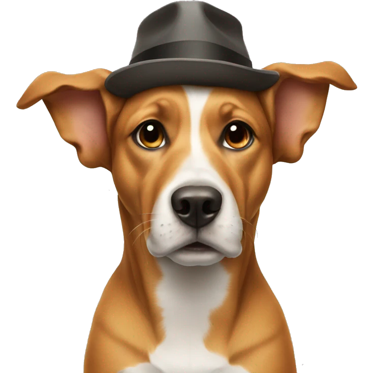 Dog wearing a hat  emoji