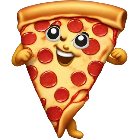 Dancing pizza emoji