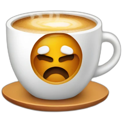 Atomic coffee emoji