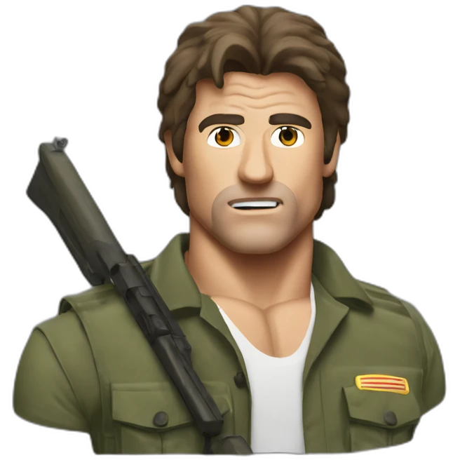 rambo with norris emoji