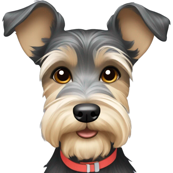 Yorky schnauzer mix ￼ emoji